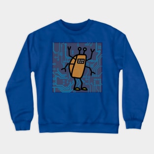 Bug in the System (blue) Crewneck Sweatshirt